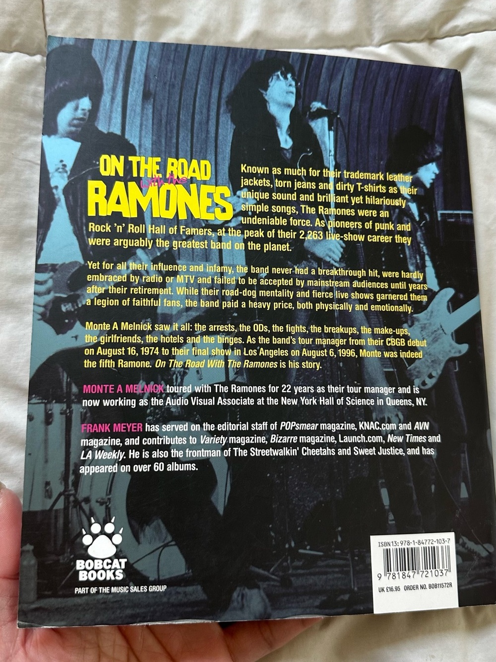 ON THE ROAD WITH -THE RAMONES COFFEE TABLE BOOK ~ Updated Edition! - Picture 8 of 9